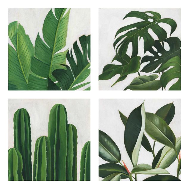 Prints modern Favorite Plants Tropical Set I