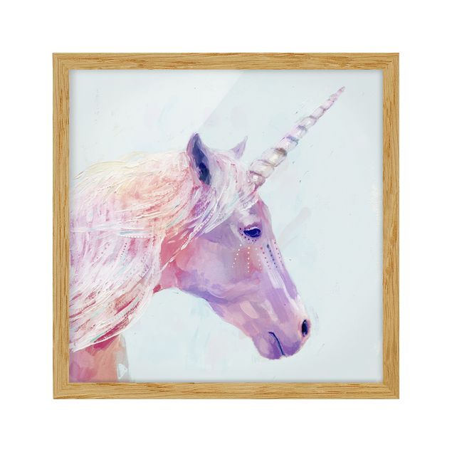 Modern art prints Mystic Unicorn I