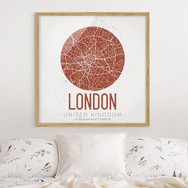 Kitchen City Map London - Retro