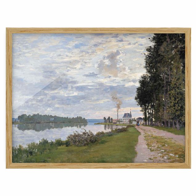 Landscape wall art Claude Monet - The Waterfront At Argenteuil