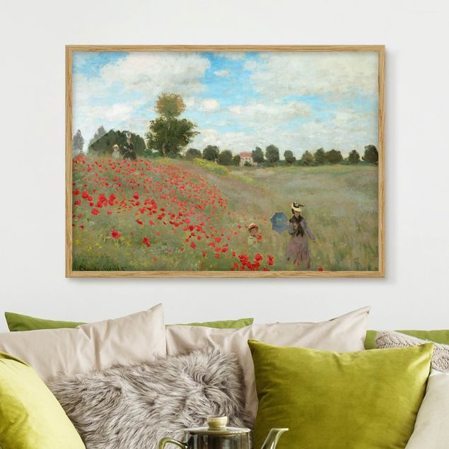 Kitchen Claude Monet - Poppy Field Near Argenteuil