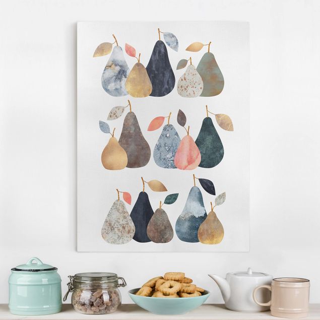 Prints Collage Golden Pears