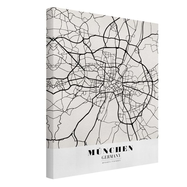 Prints maps Munich City Map - Classic