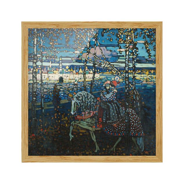 Art posters Wassily Kandinsky - Riding Paar