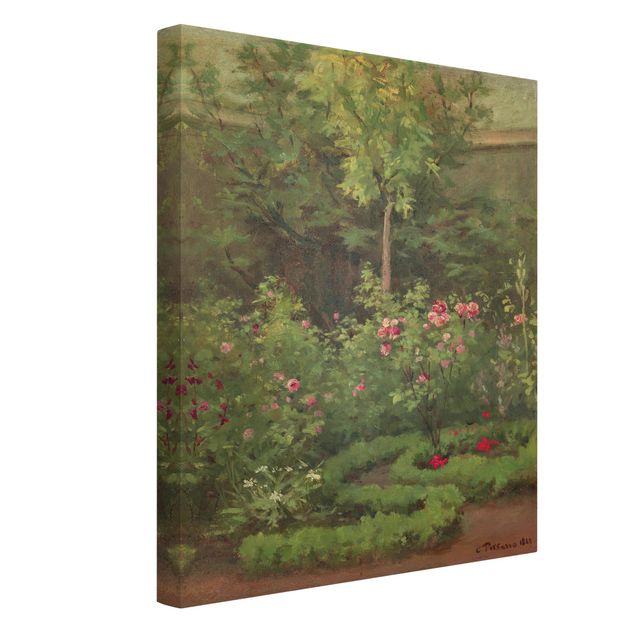 Post impressionism Camille Pissarro - A Rose Garden