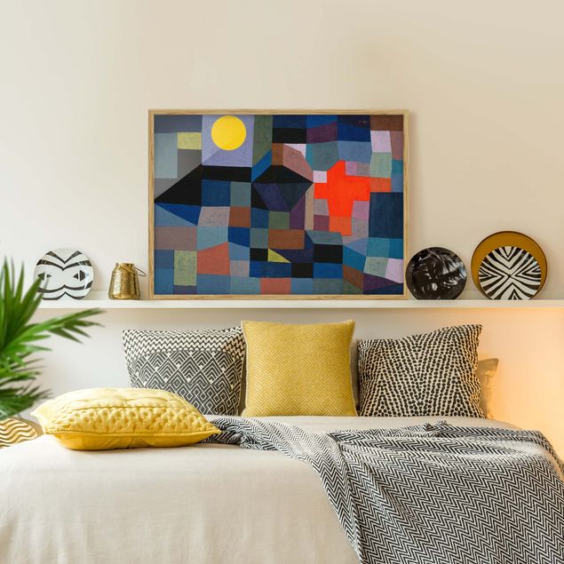 Canvas art Paul Klee - Fire At Full Moon