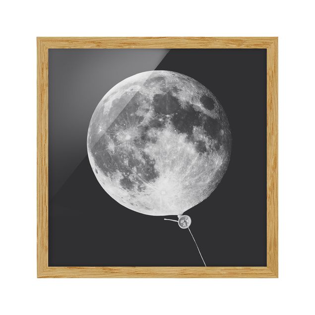 Contemporary art prints Balloon With Moon