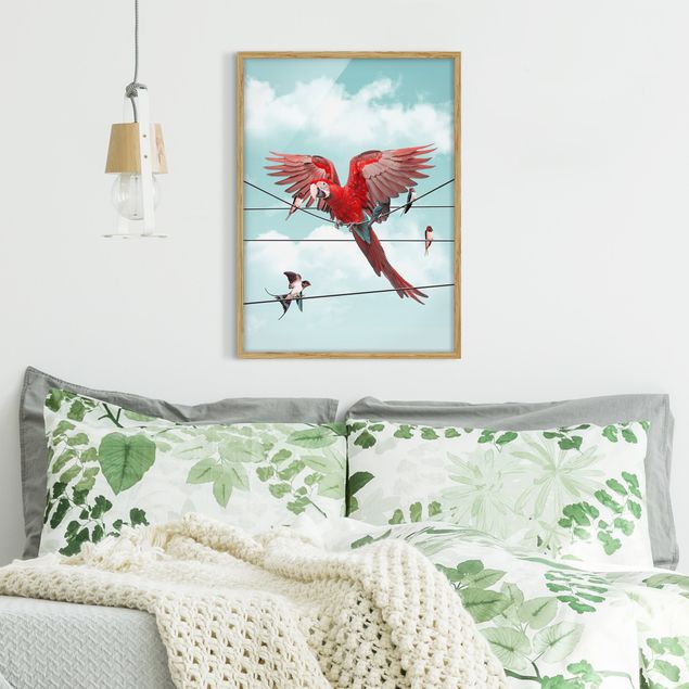Prints animals Sky With Birds