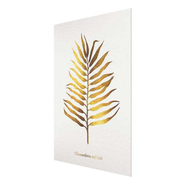Prints Gold - Palm Leaf II