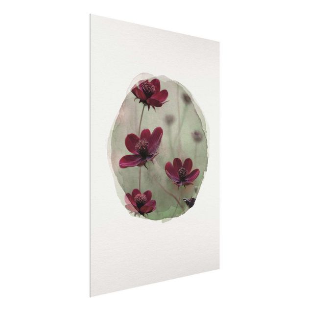 Prints floral WaterColours - Pink Kosmeen