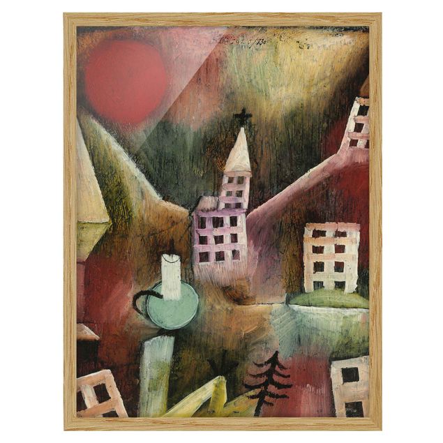 Prints abstract Paul Klee - Destroyed Village