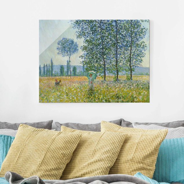 Flower print Claude Monet - Fields In Spring