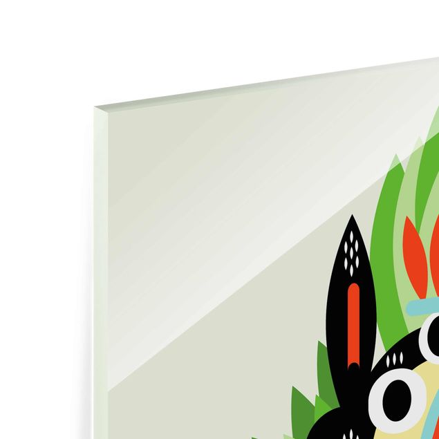 Prints multicoloured Collage Ethno Monster - Jungle