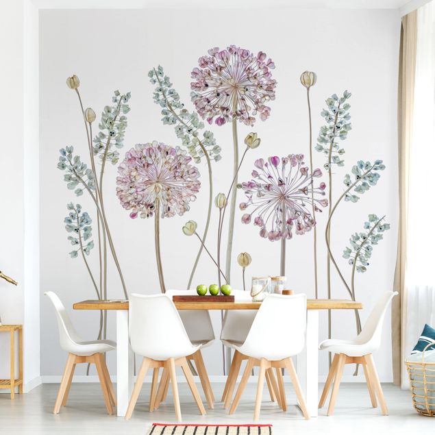 Wallpapers modern Allium Illustration
