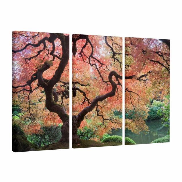 Modern art prints Japanese Garden
