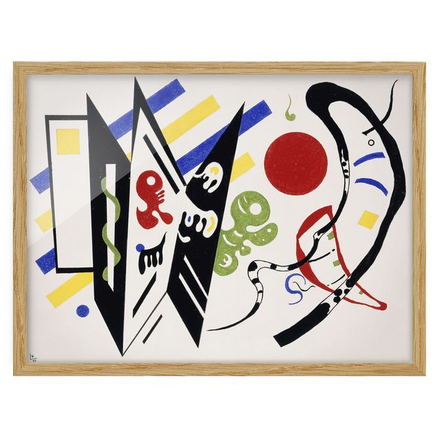 Canvas art Wassily Kandinsky - Reciproque