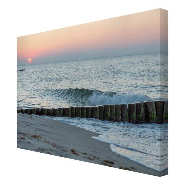 Art prints Sunset At The Beach