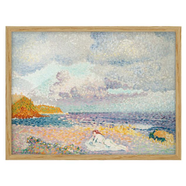 Post impressionism Henri Edmond Cross - Before The Storm (The Bather)