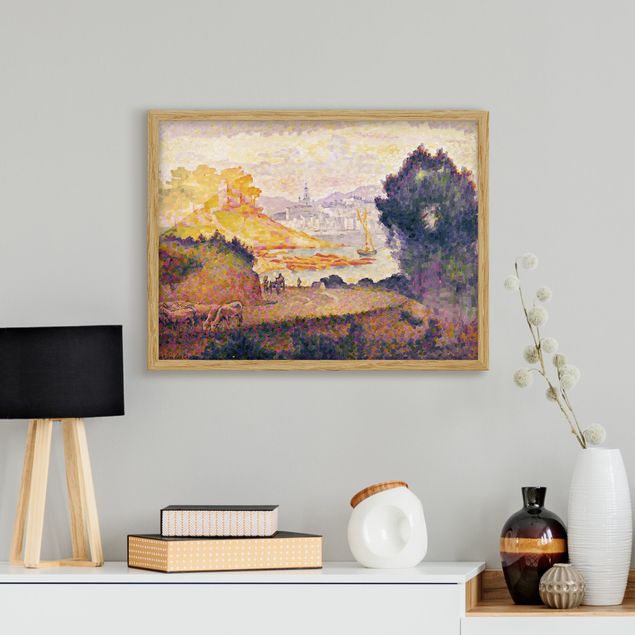 Post impressionism art Henri Edmond Cross - View of Menton