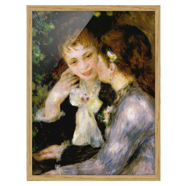 Art prints Auguste Renoir - Confidences