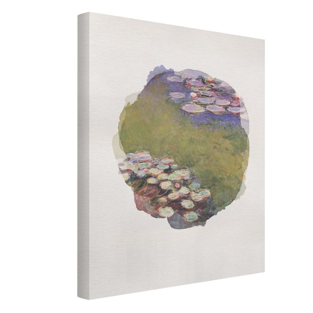 Prints landscape WaterColours - Claude Monet - Water Lilies