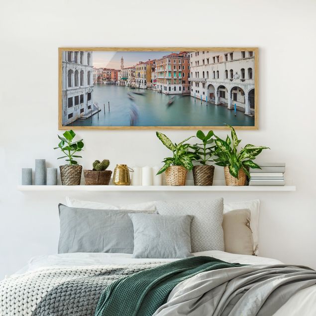 Contemporary art prints Grand Canal View From The Rialto Bridge Venice