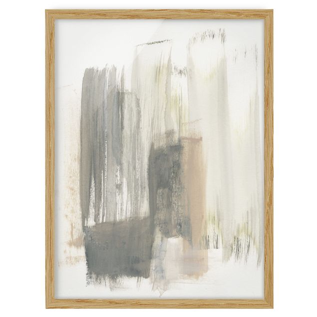 Framed abstract wall art A Touch Of Pastel I