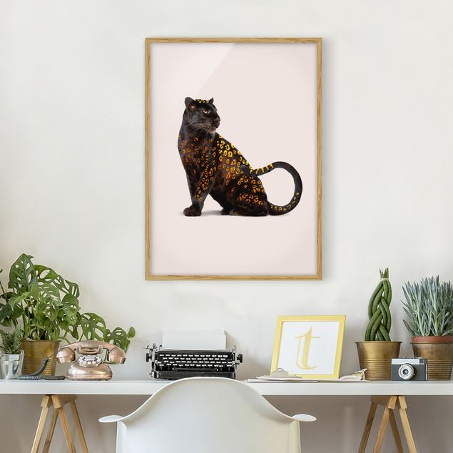 Art prints Golden Panthers