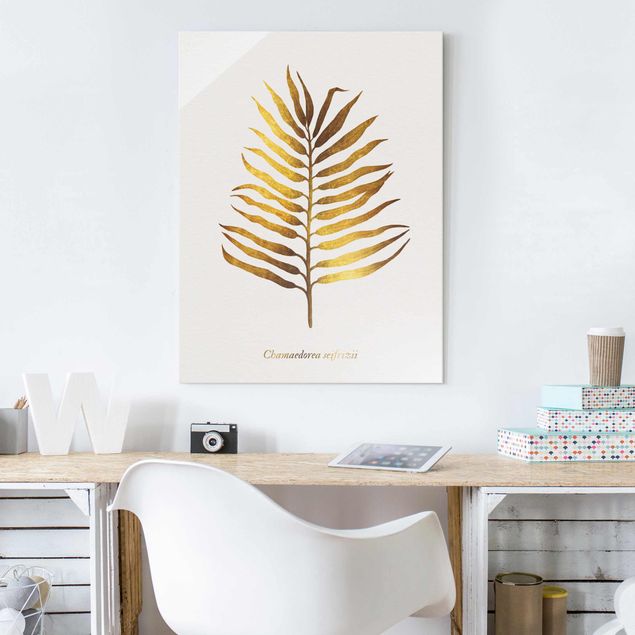 Kitchen Gold - Palm Leaf II