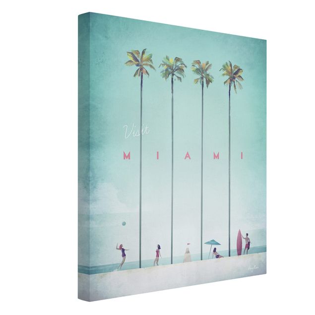 Sea print Travel Poster - Miami