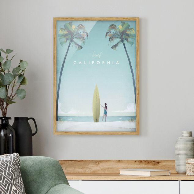 Framed beach pictures Travel Poster - California