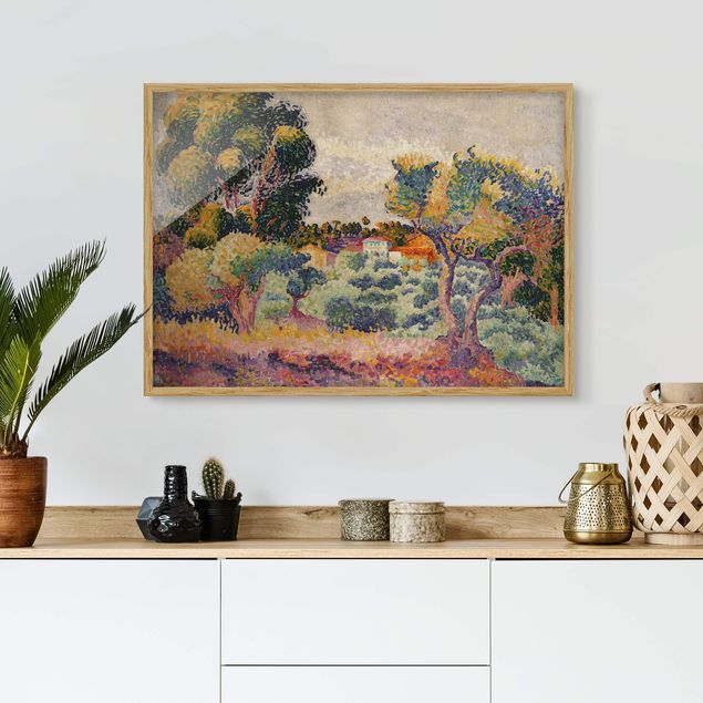 Pointillism Henri Edmond Cross - Eucalyptus And Olive Grove