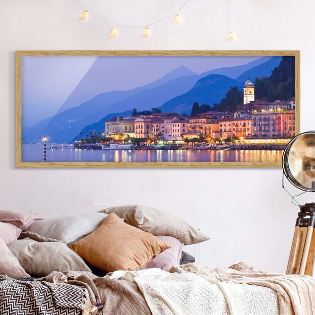 Landscape canvas prints Bellagio On Lake Como