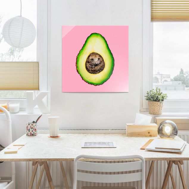 Kitchen Avocado With Hedgehog