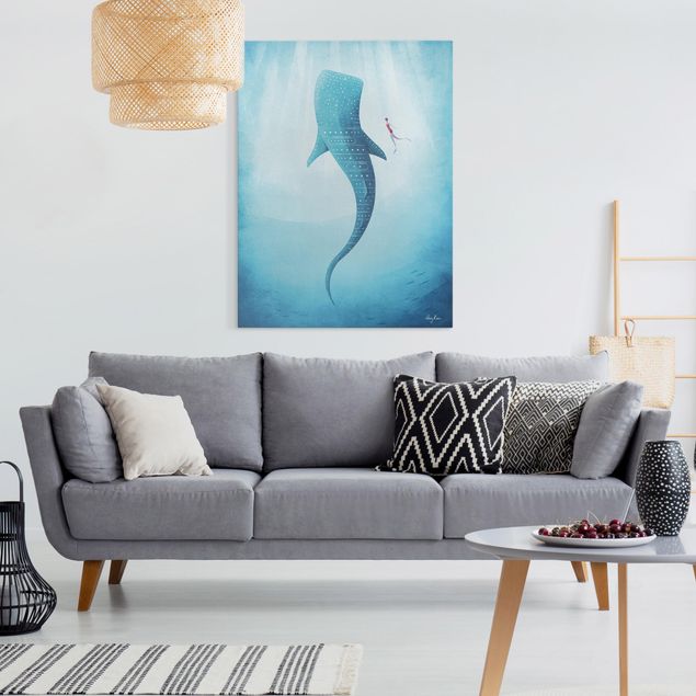 Canvas art The Whale Shark