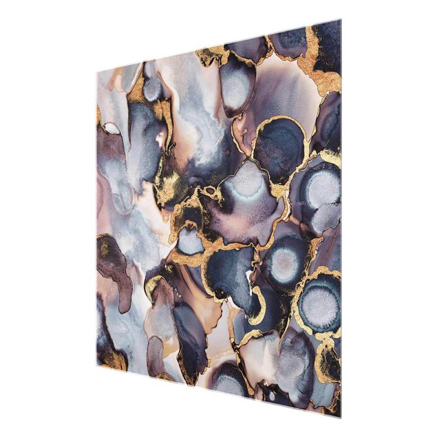 Elisabeth Fredriksson Marble Watercolour With Gold