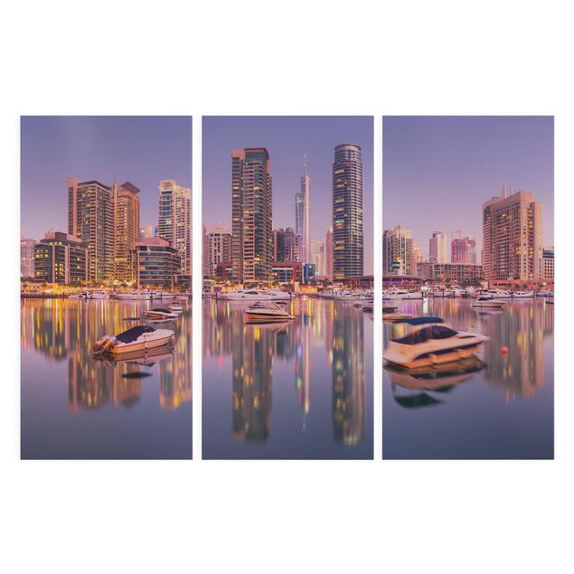 Skyline wall art Dubai Skyline And Marina