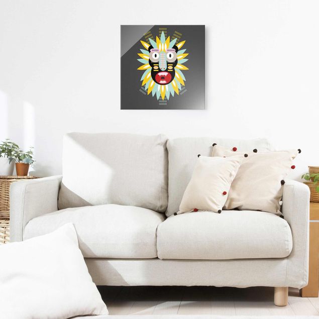 Canvas art Collage Ethnic Mask - King Kong