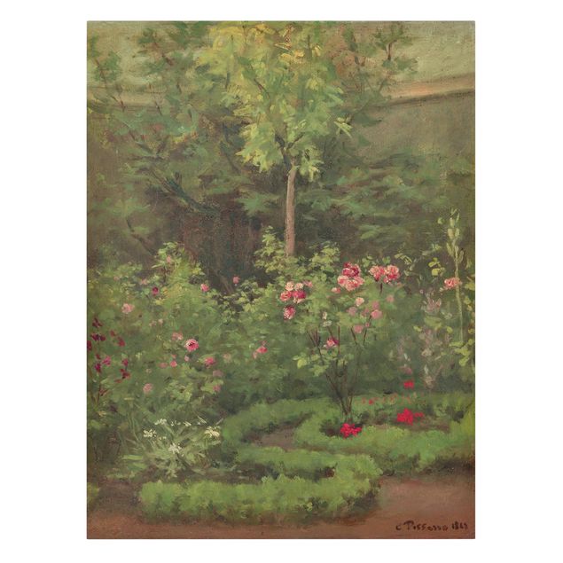 Art styles Camille Pissarro - A Rose Garden