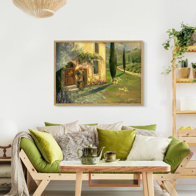 Italian prints Italian Countryside - Cypress