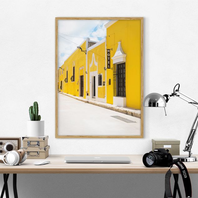 Prints modern City In Yellow