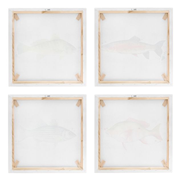 Animal canvas Ink Trap - Fish Set I