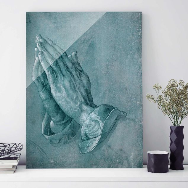 Magnettafel Glas Albrecht Dürer - Study Of Praying Hands