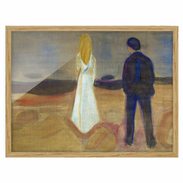 Art styles Edvard Munch - Two humans. The Lonely (Reinhardt-Fries)