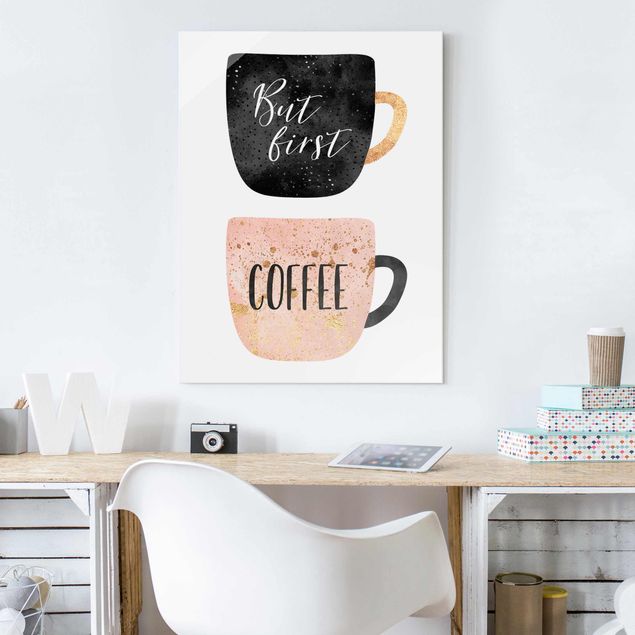 Art prints But First, Coffee