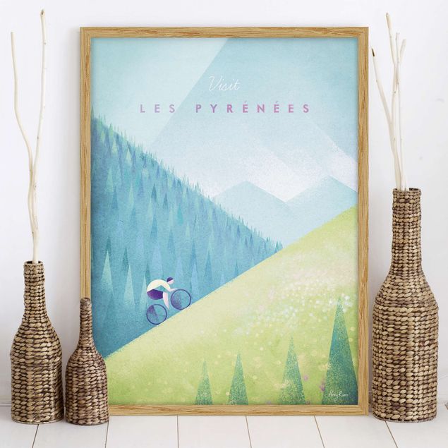 Kitchen Travel Poster - The Pyrenees