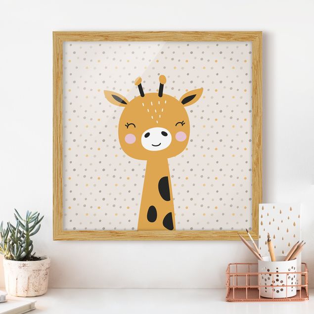 Nursery decoration Baby Giraffe