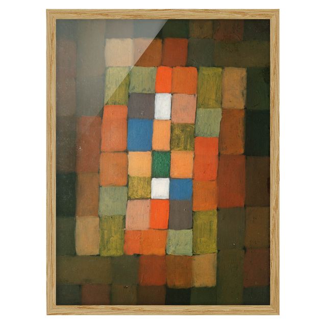 Abstract canvas wall art Paul Klee - Static-Dynamic Increase