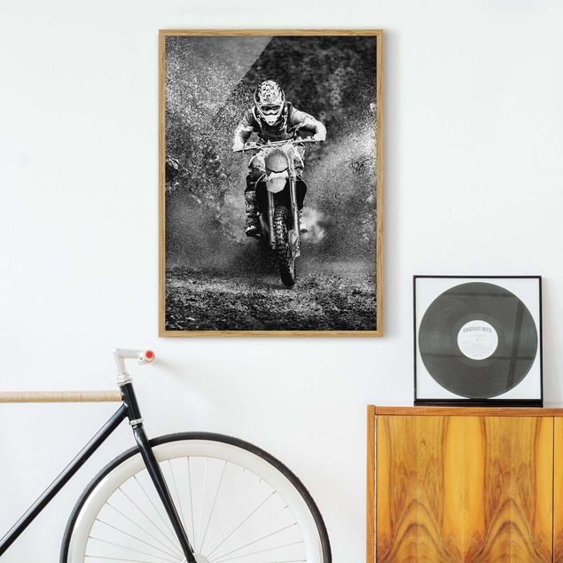 Prints modern Motocross In The Mud
