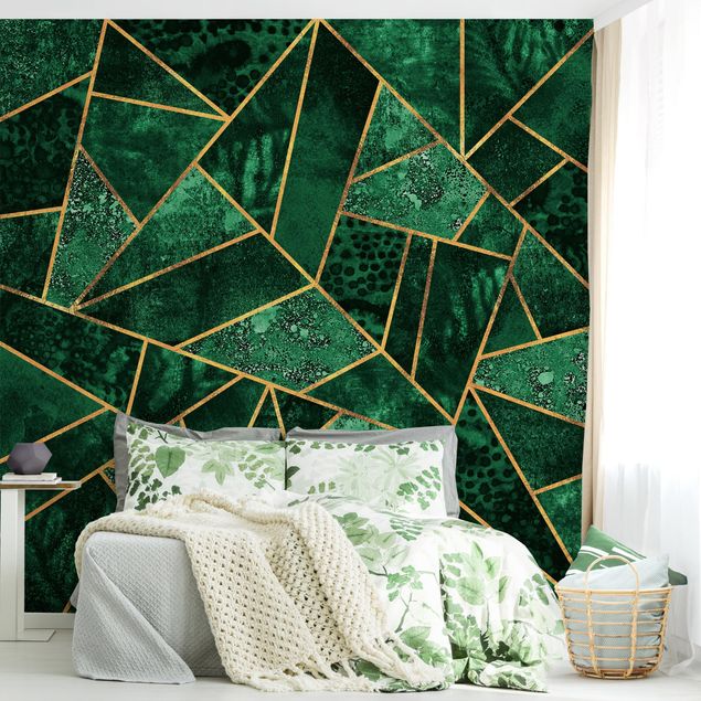 Elisabeth Fredriksson poster Dark Emerald With Gold